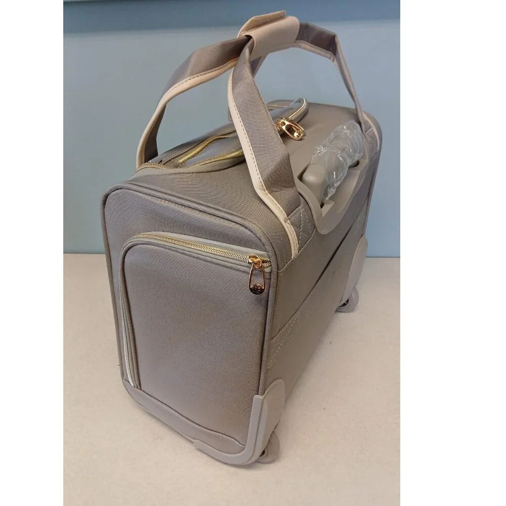 London Fog Under Seat Carryon HARTFORD II Grey Cream 15